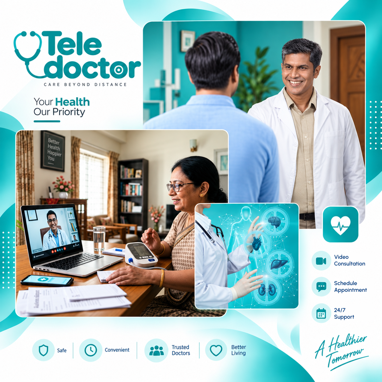 Doctor consulting with a patient